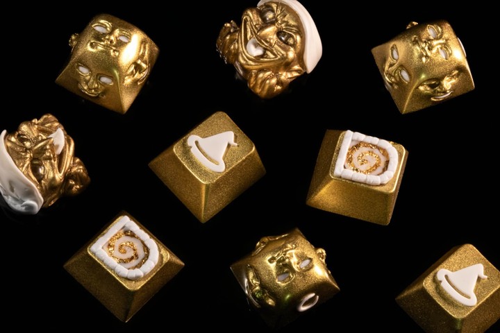 Black Mage Caps - MM11 - Gilded Folly Gateway - Apothecary Caps Collaboration