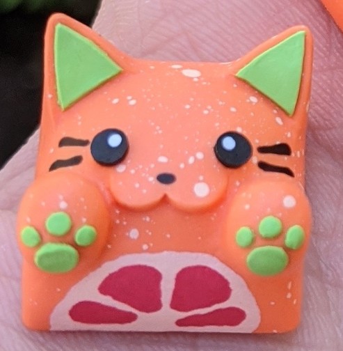 Hello Caps - Grapefruit Bongo Cat v2