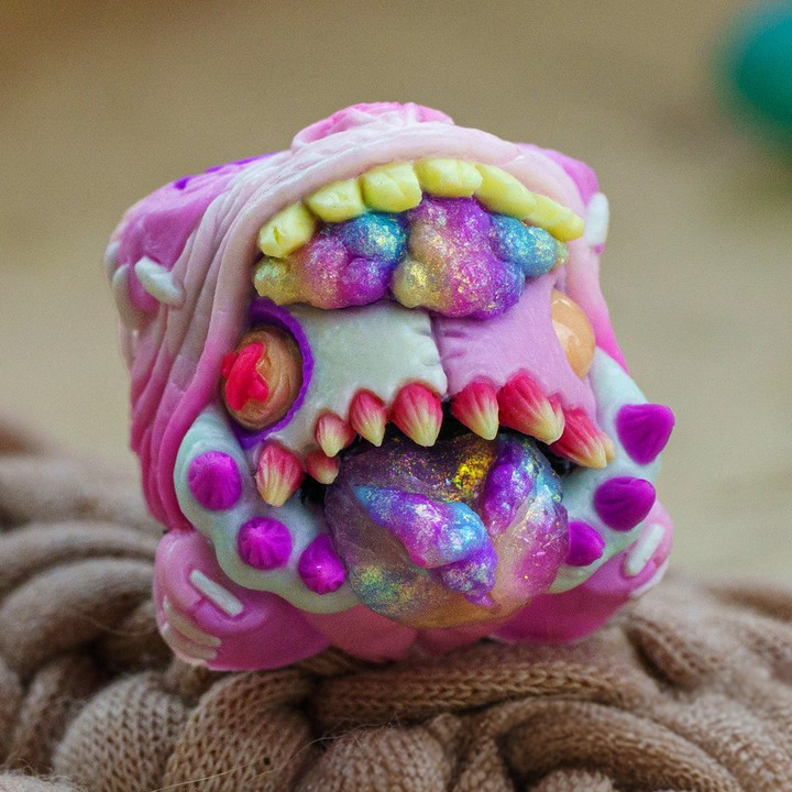 Goldenstar Keycap - Patchwork Hungercorn