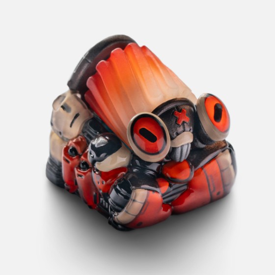 Dwarf Factory - Amber Hermitron Grit MechaMarine