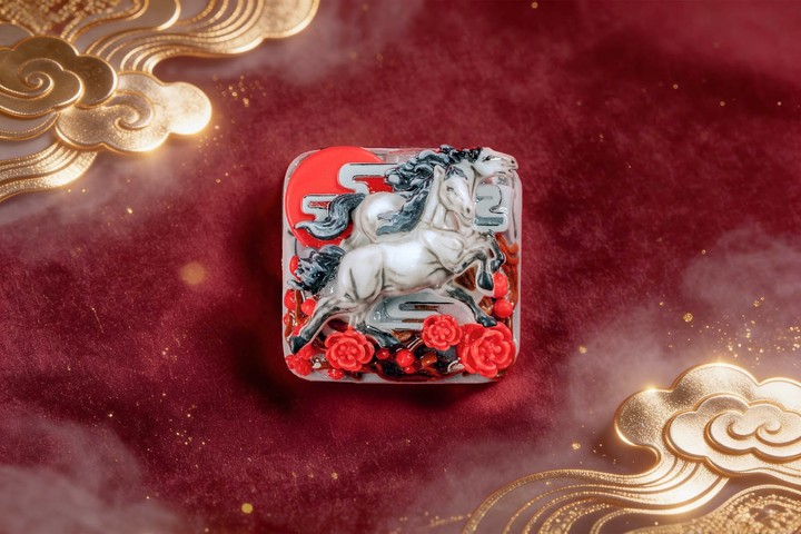 Jelly Key - Zenith Radiance - 1u Dawn Hoofbeats artisan keycaps (2026/2/15)