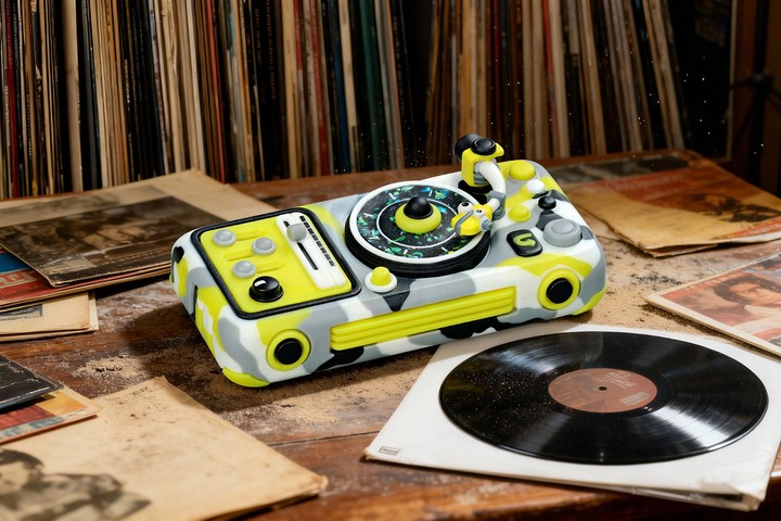 Jelly Key - Cyber Acid - 2u (backspace) Analog Archive artisan keycaps (2025/12/20)