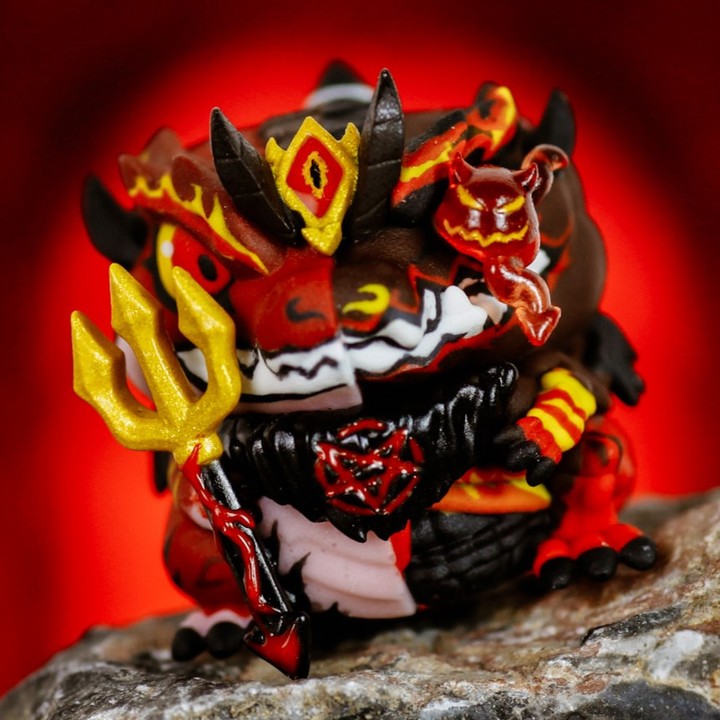 Crystal Pieces - The Devil Skeleton Drageris