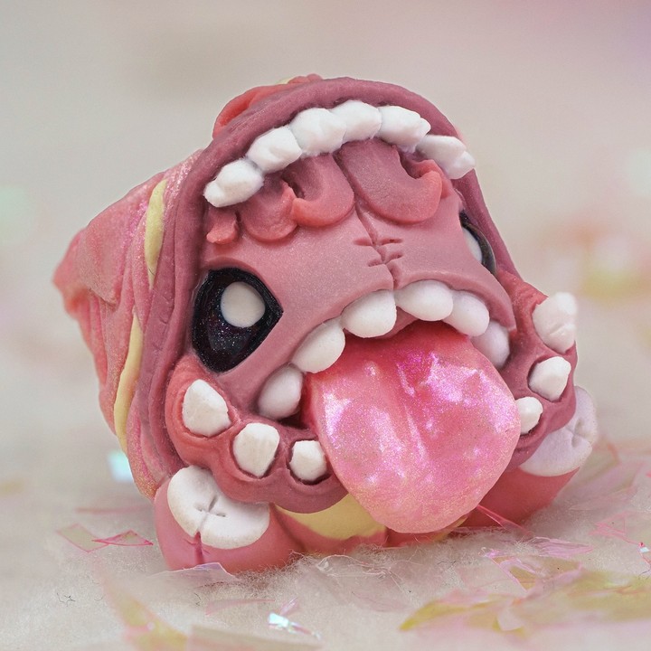 Goldenstar Keycap - Rickitongue Hungercorn