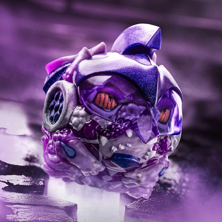 Artkey - Purple Smoke Dracodile