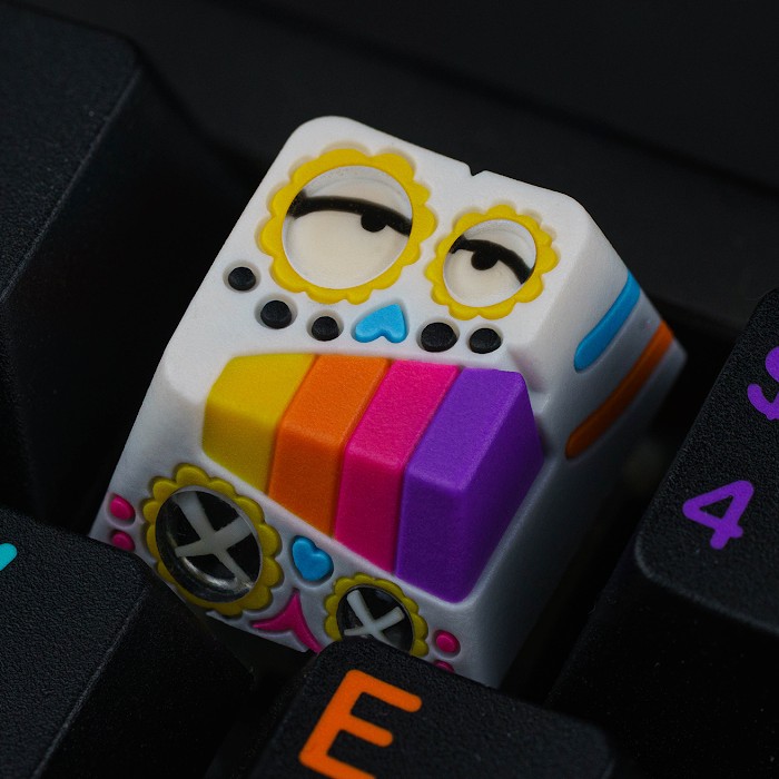 Goldenstar Keycap - Yollo - Light Bored Mictlan Rebirth - The Revenants