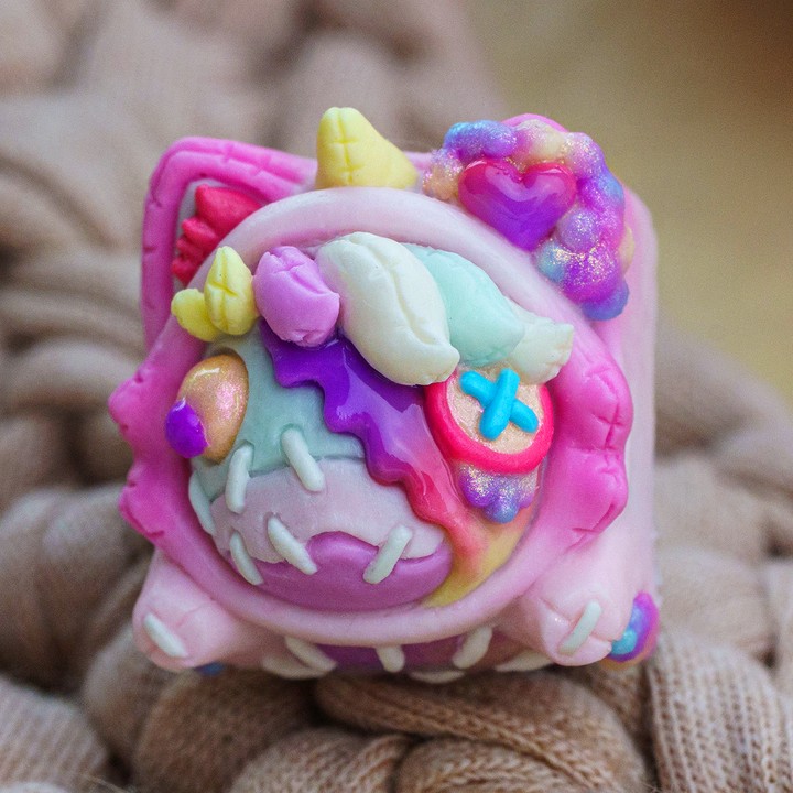 Goldenstar Keycap - Patchwork Napicorn