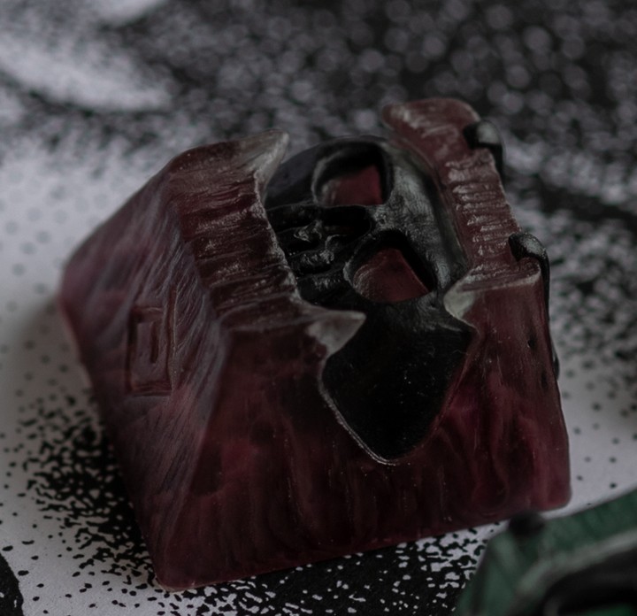 Azi Keycaps - Dark Red Ooze (MX) Barkey v2