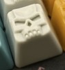 Clack Factory - Haunting Grey Solid Color Skulls