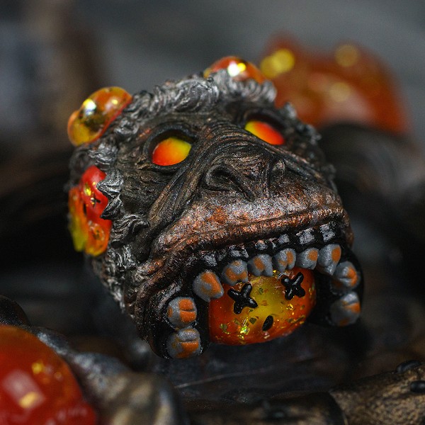 Goldenstar Keycap - Cosmic Ember Nethervore