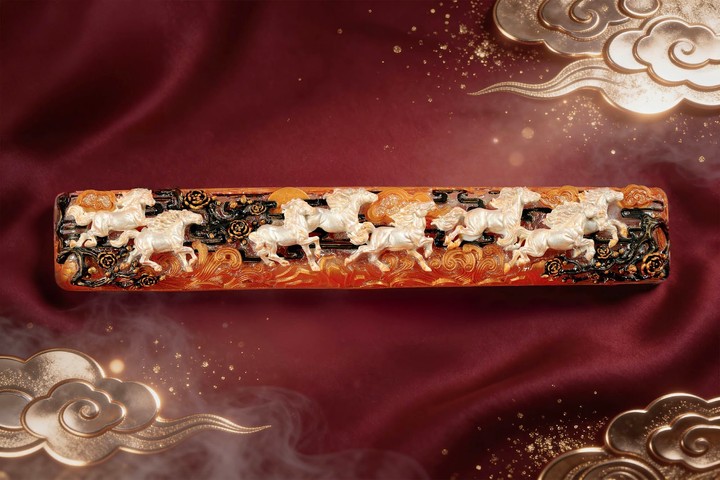 Jelly Key - Sterling Opulence - 6.25u Spacebar Dawn Hoofbeats artisan keycaps (2026/2/15)