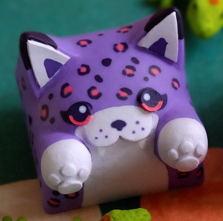 Hello Caps - Floral Flakes Bongo Cat v2